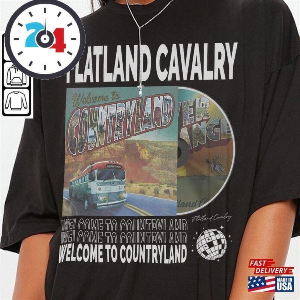 Flatland Cavalry World Tour Tickets Music Fan Graphic T-Shirt